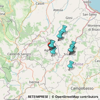 Mappa Via Valle di S. Lorenzo, 86081 Agnone IS, Italia (9.78417)