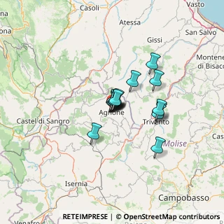 Mappa Via Valle di S. Lorenzo, 86081 Agnone IS, Italia (8.06667)