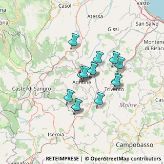 Mappa Via Valle di S. Lorenzo, 86081 Agnone IS, Italia (10.67571)