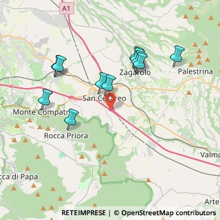 Mappa Diramazione Roma Sud, 00030 San Cesareo RM, Italia (4.03818)