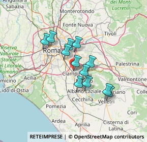 Mappa Via Giuseppe Saragat, 00043 Roma RM, Italia (10.55)