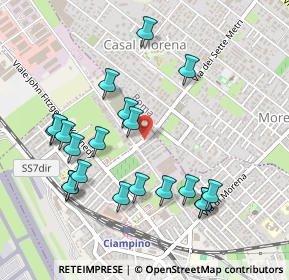 Mappa Via Giuseppe Saragat, 00043 Ciampino RM, Italia (0.544)