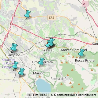 Mappa Via Maffeo Pantaleoni, 00044 Frascati RM, Italia (4.5375)
