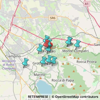Mappa Via Maffeo Pantaleoni, 00044 Frascati RM, Italia (2.68083)