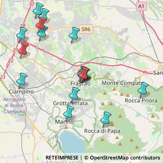 Mappa Via Patrizi, 00044 Frascati RM, Italia (4.87563)
