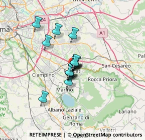 Mappa Via Antico Frascati, 00044 Frascati RM, Italia (4.122)