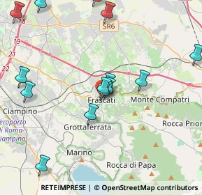 Mappa Via Antico Frascati, 00044 Frascati RM, Italia (4.80429)