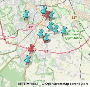 Mappa Via James Joyce, 00143 Roma RM, Italia (3.37)