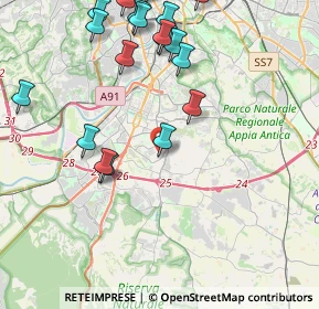 Mappa Via James Joyce, 00143 Roma RM, Italia (5.3645)