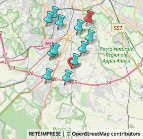 Mappa Via James Joyce, 00143 Roma RM, Italia (3.43167)