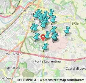 Mappa Via James Joyce, 00143 Roma RM, Italia (1.425)
