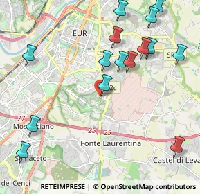 Mappa Via James Joyce, 00143 Roma RM, Italia (2.62)