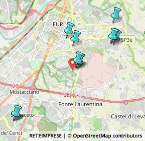 Mappa Via James Joyce, 00143 Roma RM, Italia (2.39083)