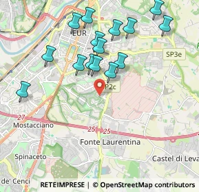 Mappa Via James Joyce, 00143 Roma RM, Italia (2.12533)