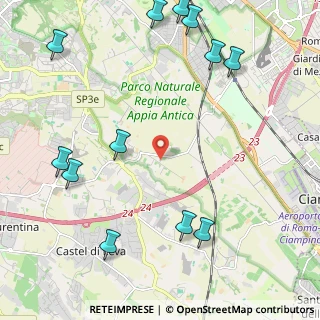 Mappa Via Amedeo Momo Simonetti, 00156 Roma RM, Italia (3.07417)