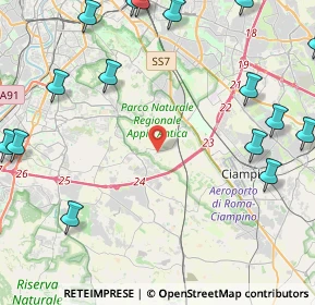 Mappa Via Amedeo Momo Simonetti, 00178 Roma RM, Italia (7.137)