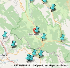 Mappa Via Erminio sipari, 67032 Pescasseroli AQ, Italia (11.433)