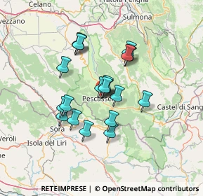 Mappa Via Sipari Erminio, 67032 Pescasseroli AQ, Italia (11.289)