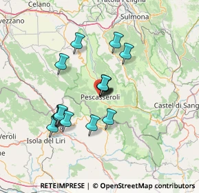 Mappa Via Sipari Erminio, 67032 Pescasseroli AQ, Italia (12.12875)