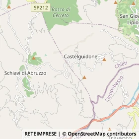 Mappa Castelguidone