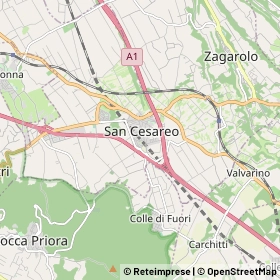 Mappa San Cesareo