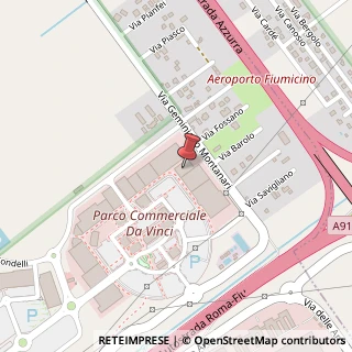 Mappa Via Alessandro Volta, 52, 00054 Fiumicino, Roma (Lazio)