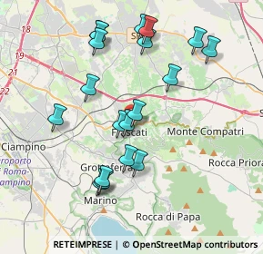 Mappa Via Gregoriana, 00044 Frascati RM, Italia (4.04474)