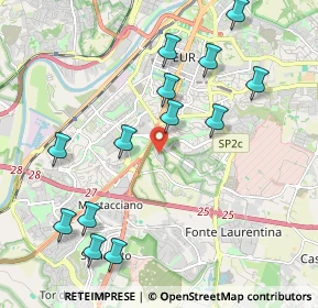 Mappa Via Proust, 00143 Roma RM, Italia (2.38538)