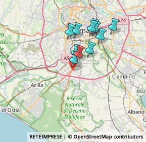Mappa Via Proust, 00143 Roma RM, Italia (6.44182)