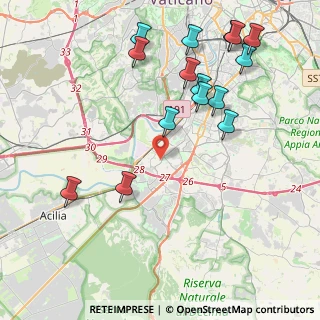 Mappa Parco della Cisterna Romana, 00144 Roma RM, Italia (5.07467)