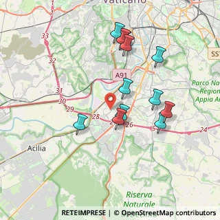 Mappa Parco della Cisterna Romana, 00144 Roma RM, Italia (3.79833)