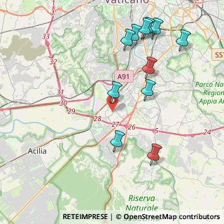 Mappa Parco della Cisterna Romana, 00144 Roma RM, Italia (4.84909)