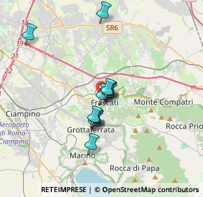 Mappa Via Cesare Minardi, 00044 Frascati RM, Italia (2.59083)