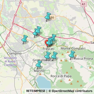 Mappa Via Cesare Minardi, 00044 Frascati RM, Italia (3.00182)
