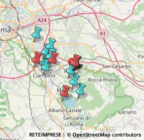 Mappa Via Cesare Minardi, 00044 Frascati RM, Italia (4.94063)