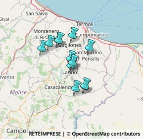 Mappa Viale Cappuccini, 86035 Larino CB, Italia (9.8025)