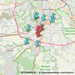Mappa Via Padre Angelo Paoli, 00144 Roma RM, Italia (2.97833)