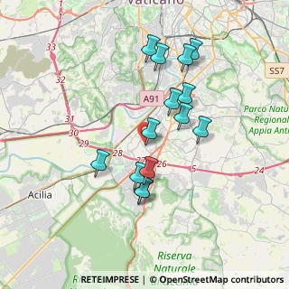 Mappa Via Padre Angelo Paoli, 00144 Roma RM, Italia (3.47286)