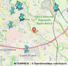Mappa Via Ardeatina, 00178 Roma RM, Italia (3.0675)
