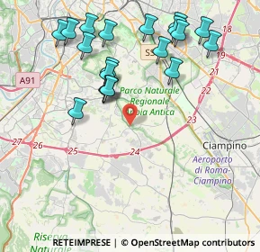 Mappa Via Ardeatina, 00178 Roma RM, Italia (4.71105)