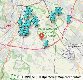 Mappa Via Ardeatina, 00178 Roma RM, Italia (4.315)