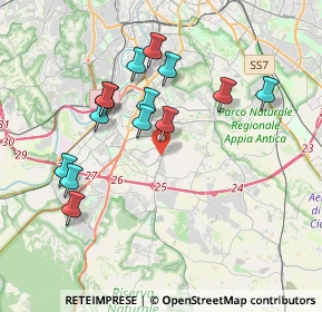 Mappa Via Francesco Sapori snc, 00143 Roma RM, Italia (3.78)