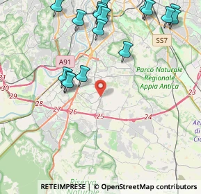 Mappa Via Francesco Sapori snc, 00143 Roma RM, Italia (5.55)
