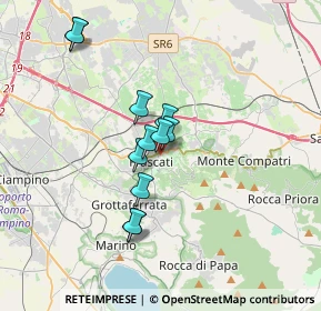 Mappa Via Enrico Stevenson, 00044 Frascati RM, Italia (2.95818)