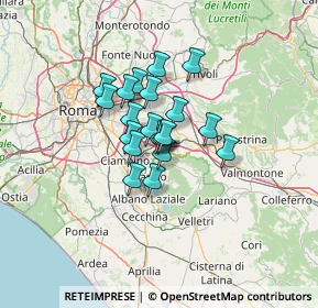 Mappa Via Enrico Stevenson, 00044 Frascati RM, Italia (8.561)