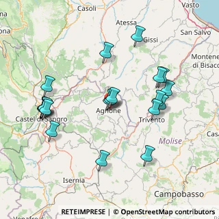 Mappa Viale Vittorio Veneto, 86081 Agnone IS, Italia (17.0555)