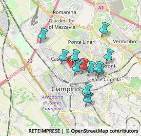 Mappa Via delle Vigne di Morena, 00043 Ciampino RM, Italia (1.4875)