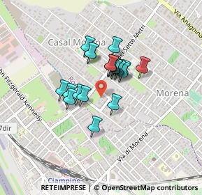 Mappa Via delle Vigne di Morena, 00043 Ciampino RM, Italia (0.3055)