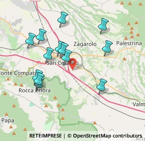 Mappa Via Prato, 00030 San Cesareo RM, Italia (3.93308)