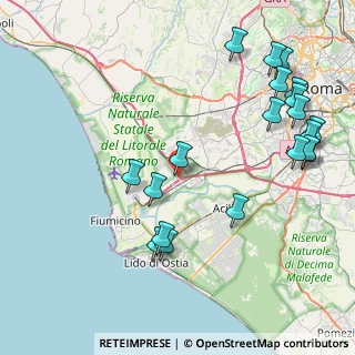 Mappa LOCALITA' LE VIGNOLE, 00054 Fiumicino RM, Italia (10.5845)